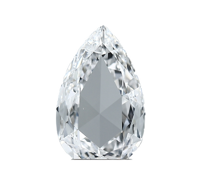1.91ct E VVS2 IGI Certified Rose Cut Pear Lab Diamond