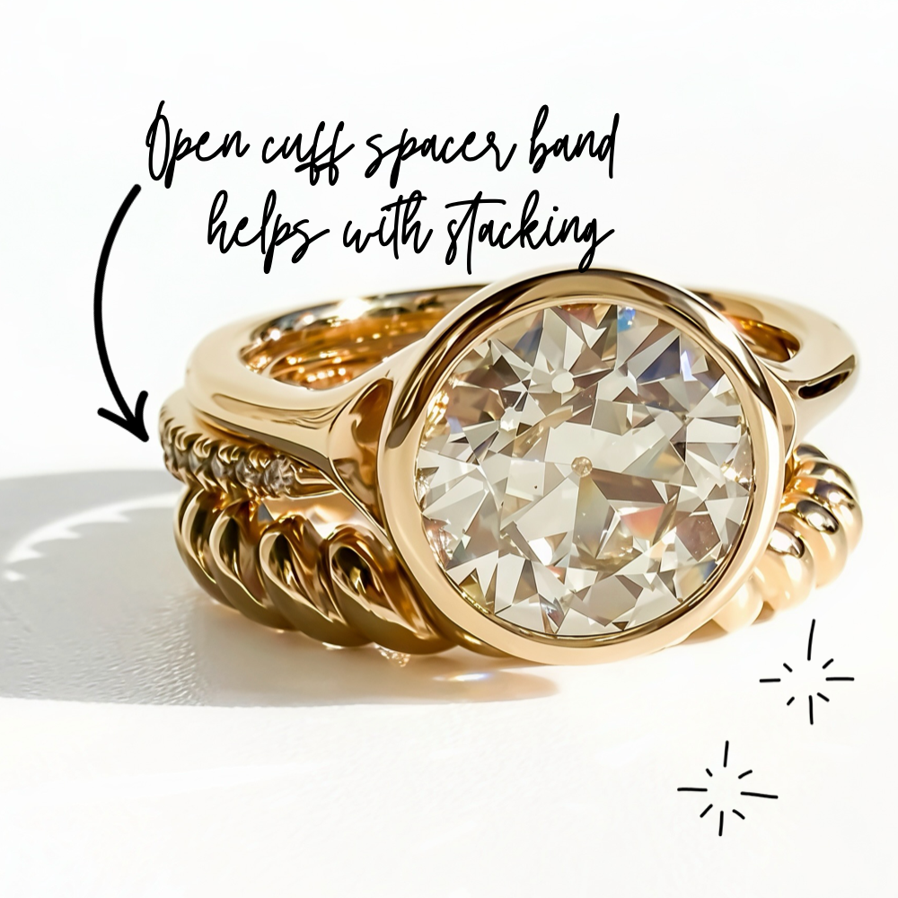 The Sunroof 3ct Old European Cut Bezel Solitaire