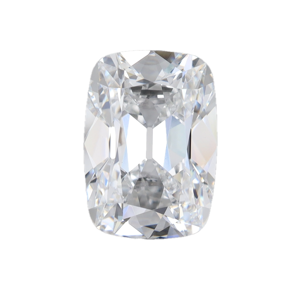 4.08ct D VS1 Old Mine Cut Elongated Cushion Lab Diamond