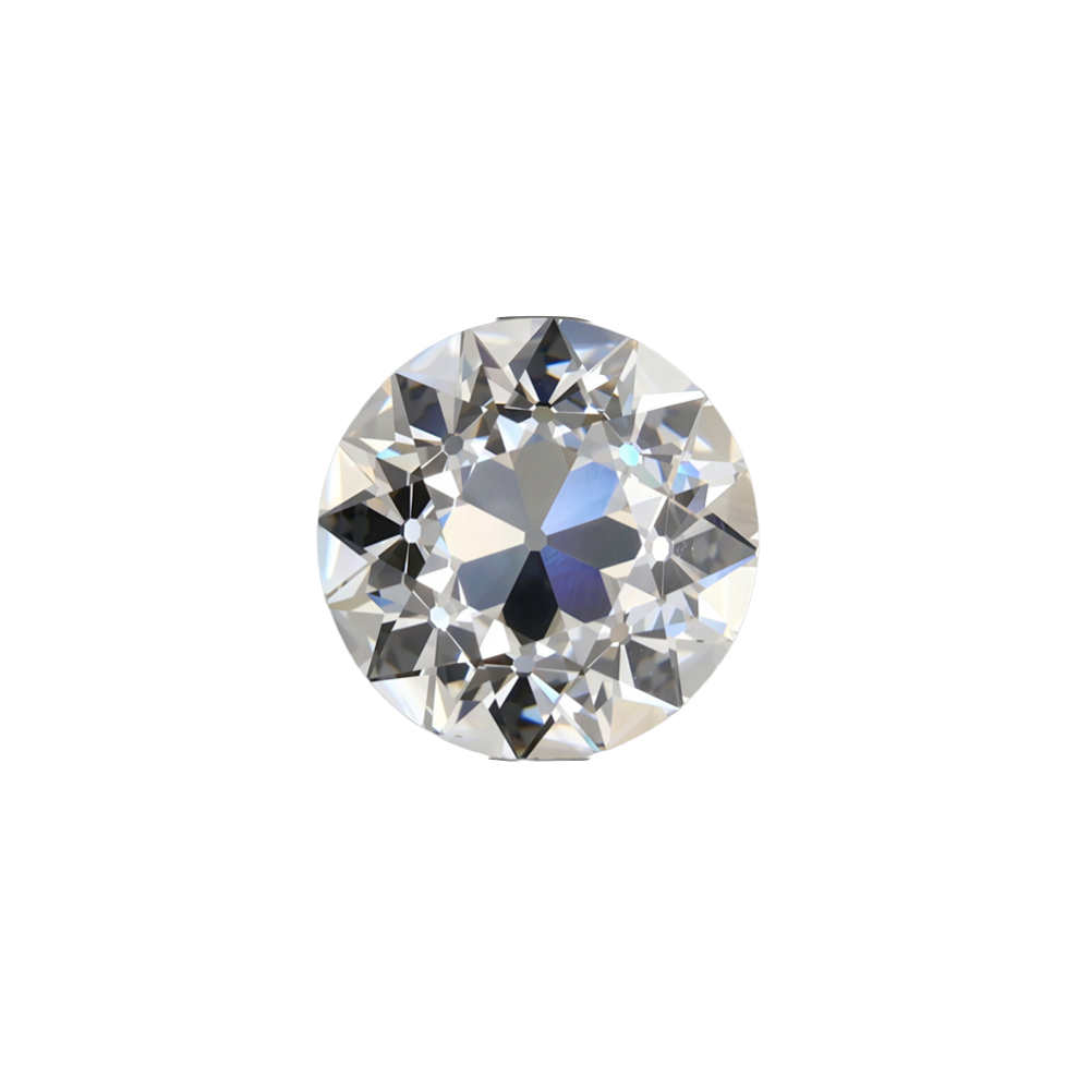2.64ct Round Antique (Old European) Cut E VS1