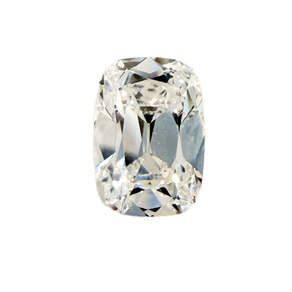 2.19ct D VS1 IGI Certified Old Mine Cut Cushion Lab Diamond