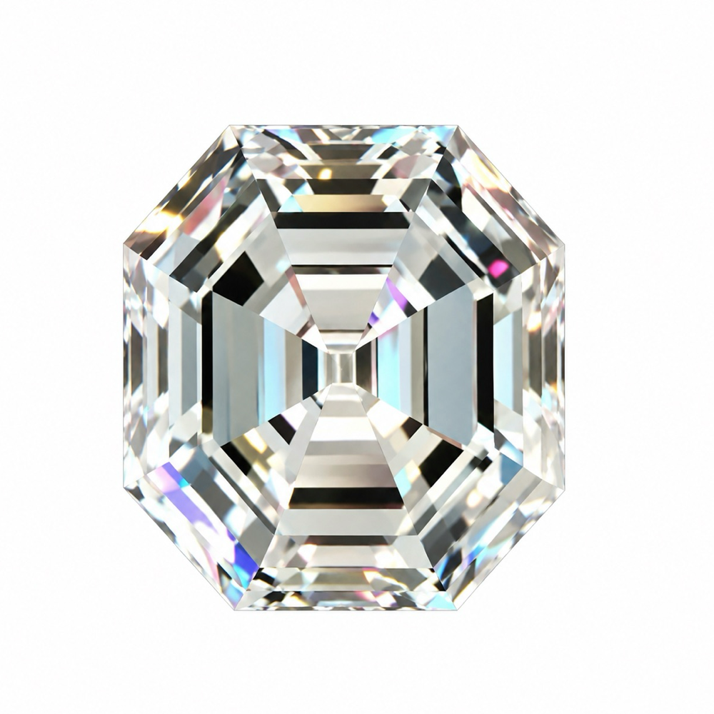 5.05ct D VVS2 IGI Certified Antique Cut Asscher Lab Diamond