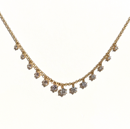 The YOLO Rolo Necklace, 2.4ctw, 18K Yellow Gold