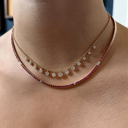 The YOLO Rolo Necklace, 2.4ctw, 18K Yellow Gold