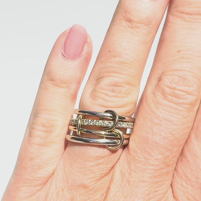 Two tone stacked band set