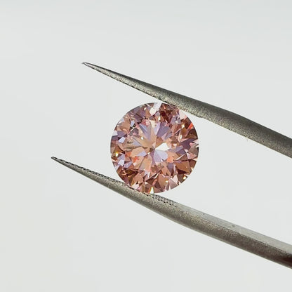 4.01ct Fancy Intense Pink VS1 IGI Certified Round Brilliant Lab Diamond