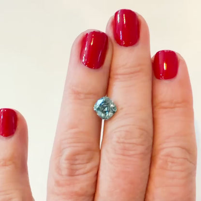 2.04ct Fancy Vivid Blue VS1 IGI Certified Cushion Modified Brilliant Lab Diamond