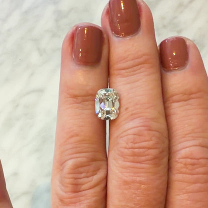 3.02ct G VS1 Antique Cut Cushion