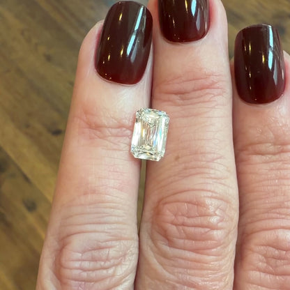 2.84ct F VVS2 IGI Certified Radiant Mixed Cut Lab Diamond