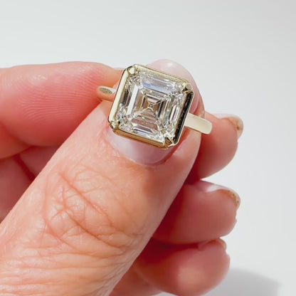 The Bezel-ish Asscher Solitaire