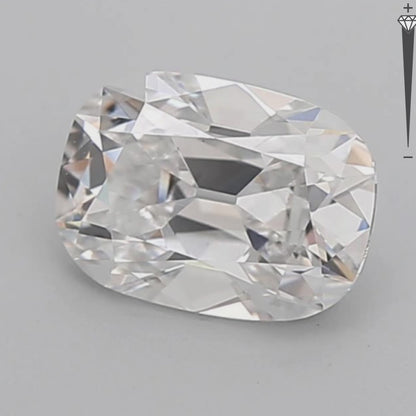 1.72ct F VS1 IGI Certified Old Mine Cut Cushion Lab Diamond
