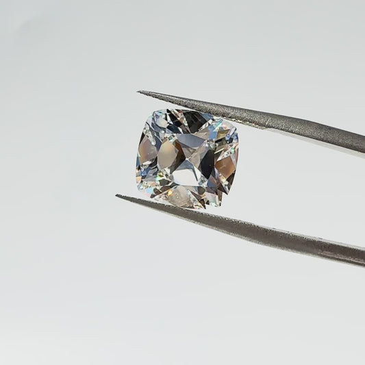 4.89ct E VVS2 Old Mine Cut Cushion IGI Certified Lab Diamond