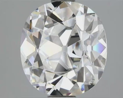 3.09ct E VVS2 IGI Certified Old Mine Cut Cushion Lab Diamond