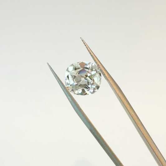 4.08ct E VS1 IGI Certified Old Mine Cut Cushion Lab Diamond