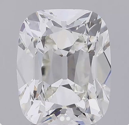 3.85ct H VVS2 Antique Cut Cushion