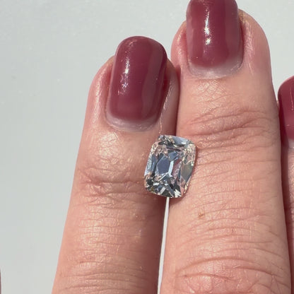 2.92ct E VVS2 IGI Certified Old Mine Cut Cushion Lab Diamond