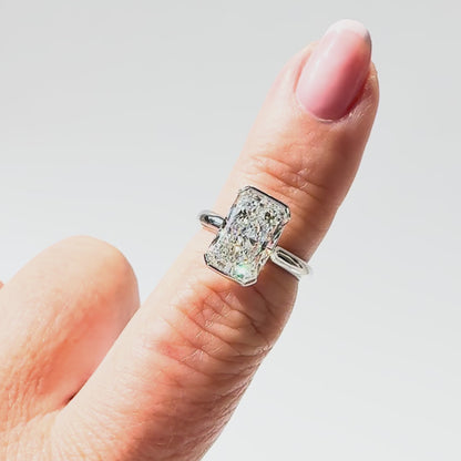 Radiant Half-Bezel Ring