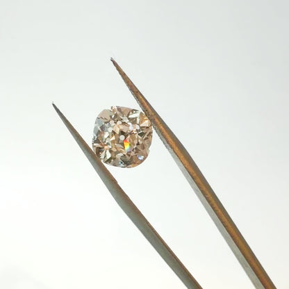 3.04ct K VVS2 IGI Certified Old Mine Cut Cushion Lab Grown Diamond