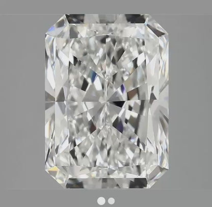 3ct E VVS2 IGI Certified Radiant Cut Lab Diamond