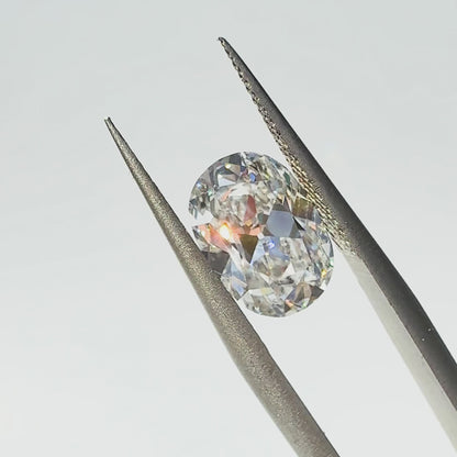 2.17ct E VS2 IGI Certified Old Mine Cut Cushion Lab Diamond