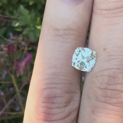 2.07ct E VS1 IGI Certified Old Mine Cut Square Cushion Lab Diamond