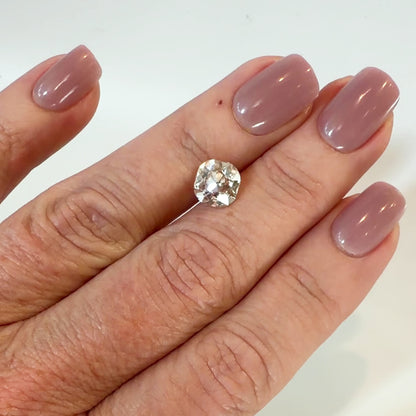 3.03ct L VS1 IGI Certified Old Mine Cut Cushion Lab Grown Diamond