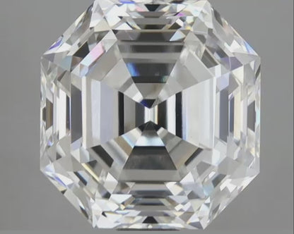 3.92ct E VVS2 IGI Certified Modified Emerald Cut Lab Diamond