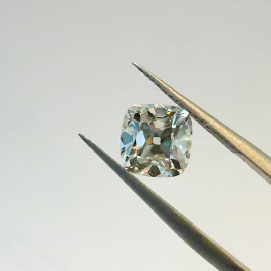 2.02ct G VS1 IGI Certified Old Mine Cut Square Cushion Lab Diamond
