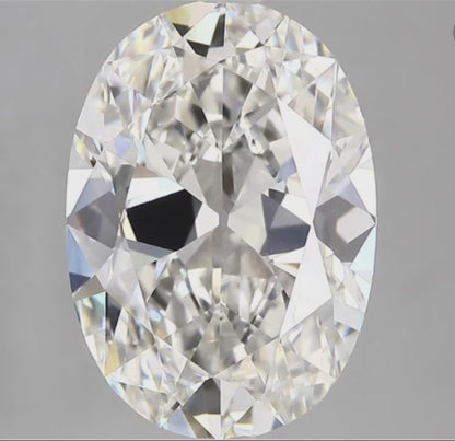 5.47ct G VVS2 Antique Cut Oval IGI Certified Lab Diamond