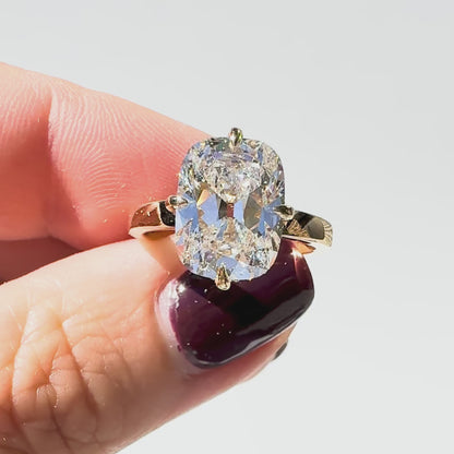 The Lodestone Old Mine Cut Cushion Solitaire