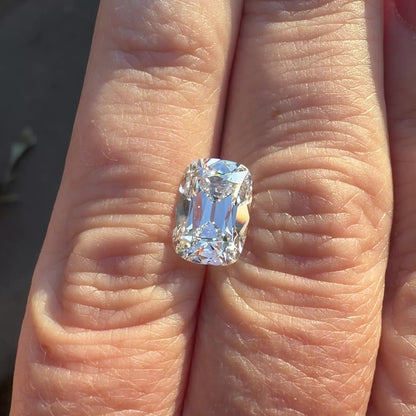 3.75ct E VS1 IGI Certified Old Mine Cut Cushion Lab Diamond