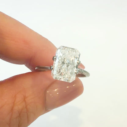 3ct E VVS2 IGI Certified Radiant Cut Lab Diamond