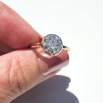 The 8 Ball 2ct Old European Cut Round Solitaire in 14K Yellow Gold
