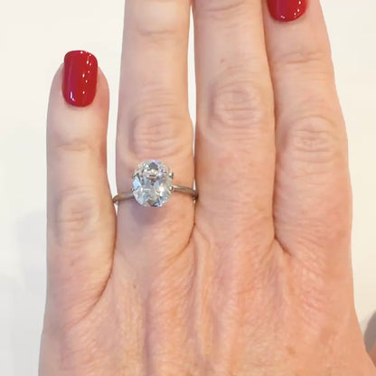 3.05ct E VS1 IGI Certified Old Mine Cut Cushion Lab Diamond