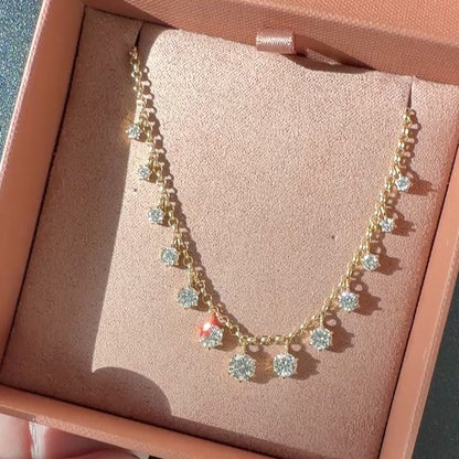 The YOLO Rolo Necklace, 2.4ctw, 18K Yellow Gold