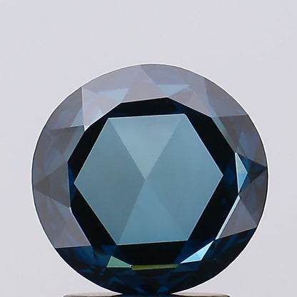 2.10ct Fancy Vivid Blue VS1 Rose Cut IGI Certified Lab Diamond