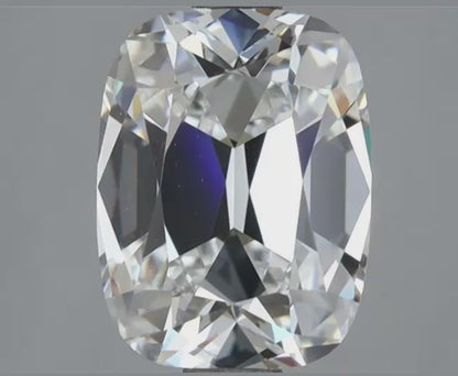2.56ct E VS1 IGI Certified Old Mine Cut Cushion Lab Diamond