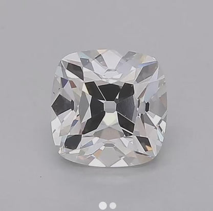 2.02ct G VS1 IGI Certified Old Mine Cut Square Cushion Lab Diamond