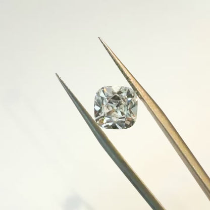 3.05ct E VS1 IGI Certified Old Mine Cut Square Cushion Lab Diamond