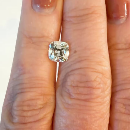 2.02ct G VS1 IGI Certified Old Mine Cut Square Cushion Lab Diamond