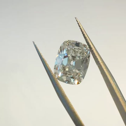 4.19ct G VVS2 IGI Certified Old Mine Cut Cushion Lab Diamond