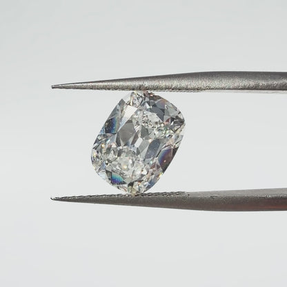 3.11ct E VS1 IGI Certified Old Mine Cut Cushion Lab Diamond