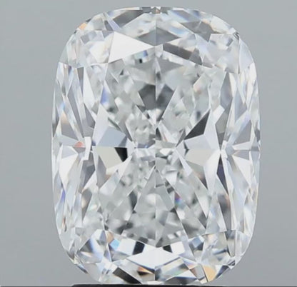 3.06ct D VVS2 Cushion Cut IGI Certified Lab Diamond