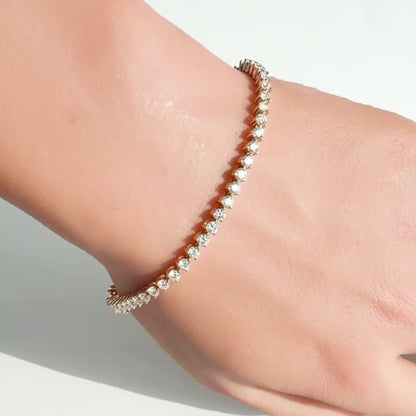 Three Prong Tennis Bracelet