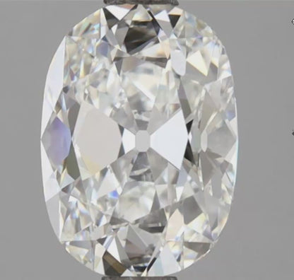 2.06ct F VVS2 IGI Certified Old Mine Cut Cushion Lab Diamond