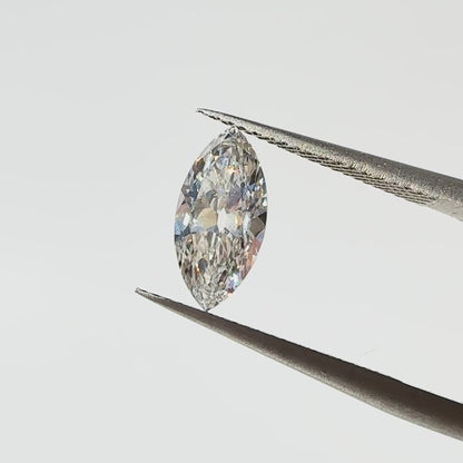 1.05ct G VS2 IGI Certified Old Mine Cut Marquise Lab Diamond