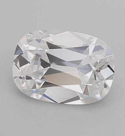 1.87ct D VVS2 IGI Certified Old Mine Cut Cushion Lab Diamond