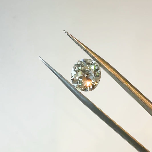 3.54ct F VVS2 IGI Certified Old Mine Cut Cushion Lab Diamond