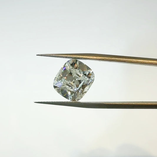 6.35ct E VS1 IGI Certified Old Mine Cut Cushion Lab Diamond