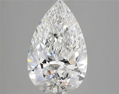 3.19ct E VS1 Modified Brilliant Pear Lab Diamond